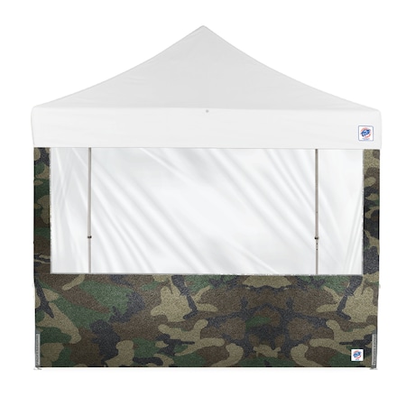 E-Z Up TAA Compliant Panorama Sidewall, 10' W, 10' H, Woodland Camo SW3P10FXTWC